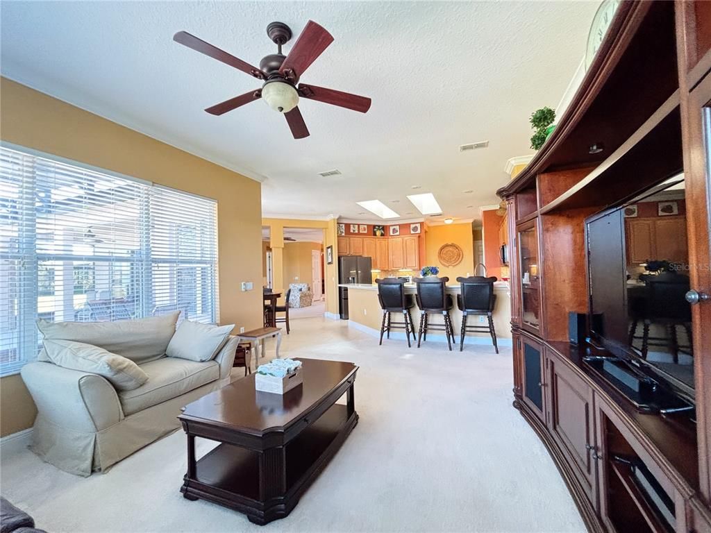 Interior, Kitchen, Living room, Recessed Lighting