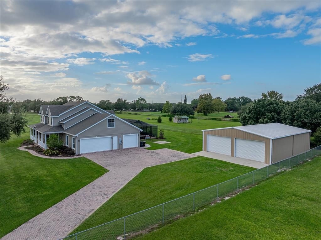 Backyard, Detached Garage, Exterior