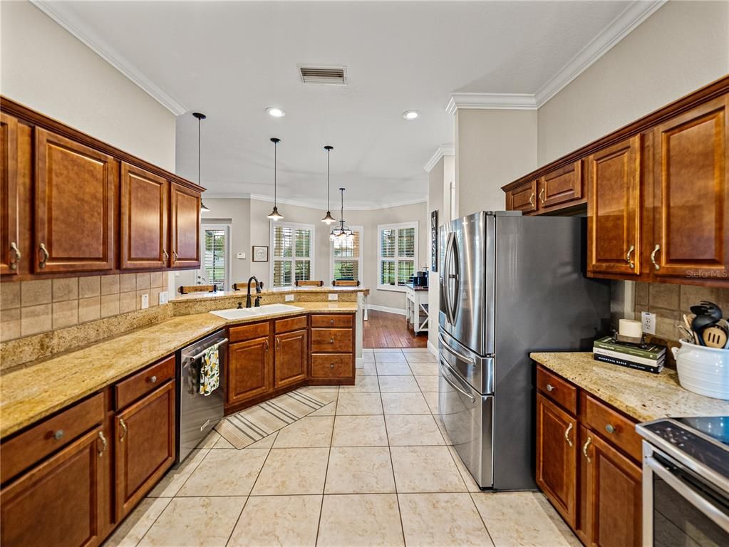 Interior, Kitchen, Pendant Lights, Recessed Lighting