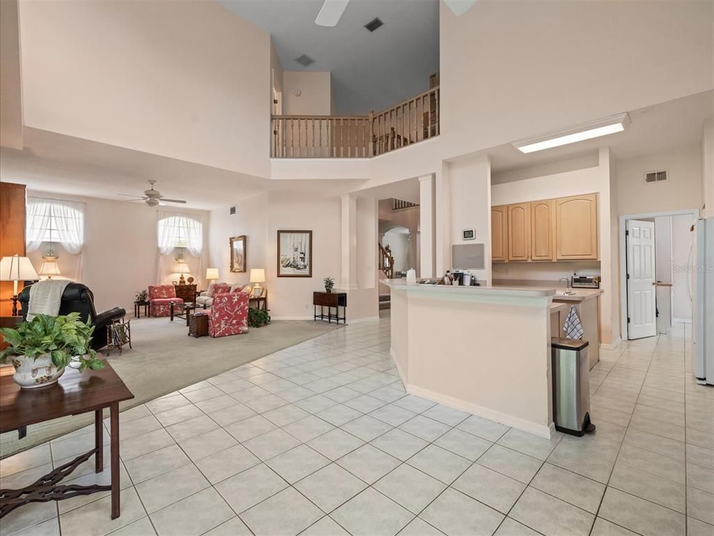 Interior, Kitchen, Living room