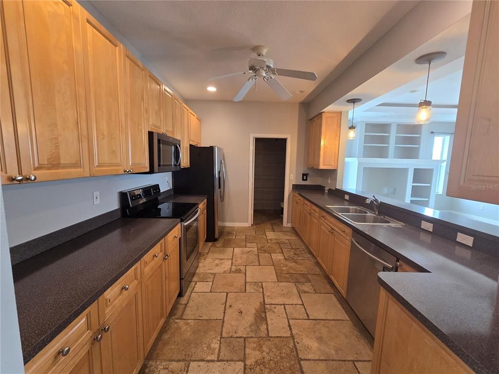 Interior, Kitchen, Pendant Lights, Recessed Lighting