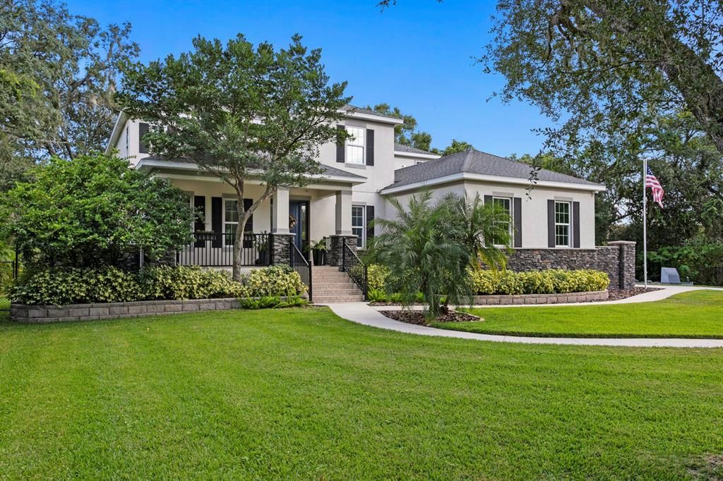 Backyard, Exterior, Facade, French Provincial