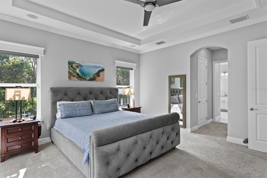 Bedroom, Interior, Recessed Lighting
