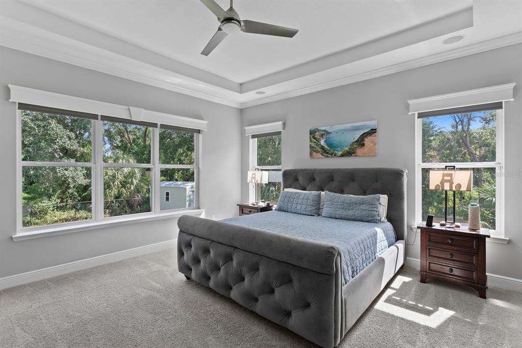 Bedroom, Interior, Recessed Lighting
