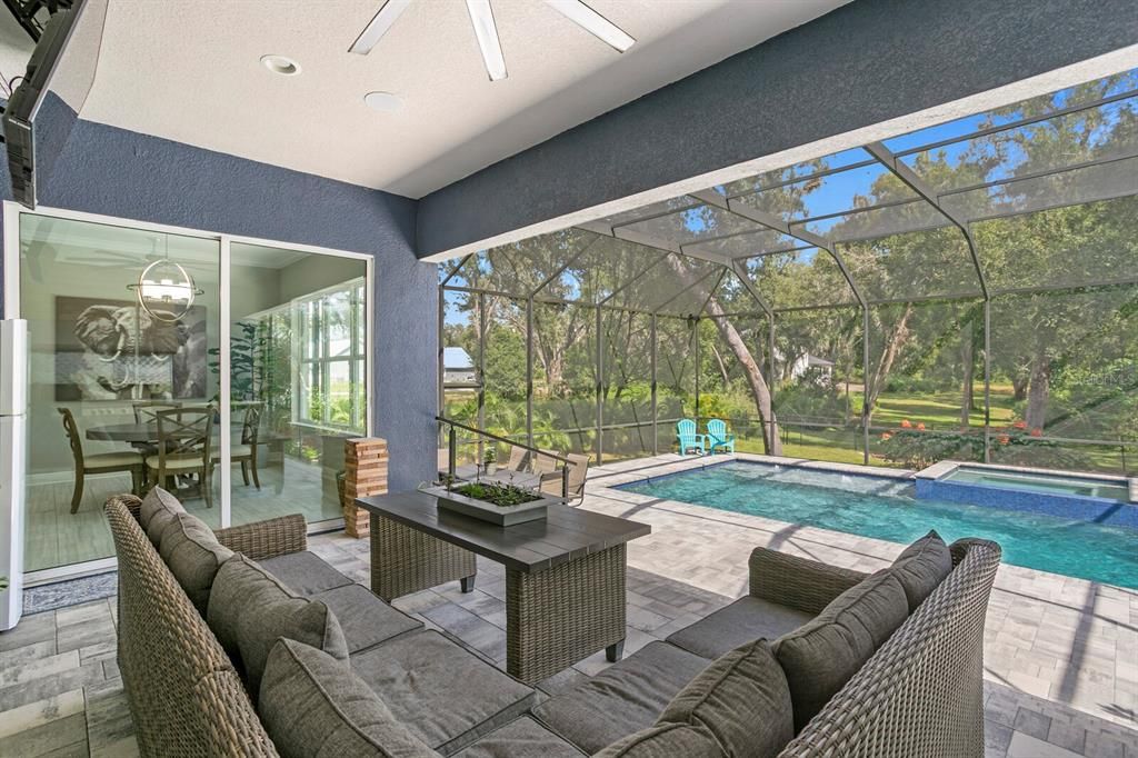 Glass Ceilings, Interior, Pool, Recessed Lighting, Sun Room