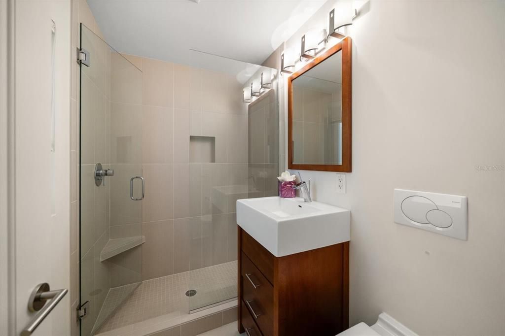 Bathroom, Glass Shower, Interior