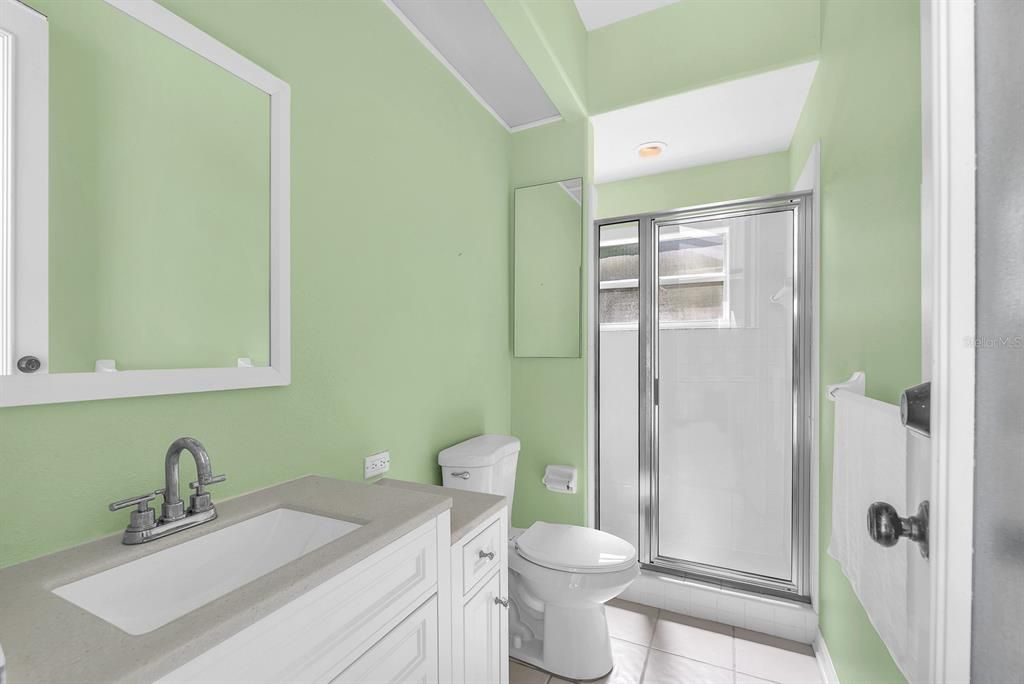 Bathroom, Glass Shower, Interior