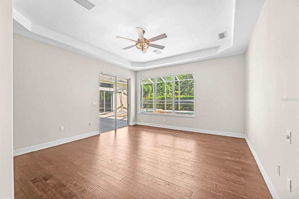 Empty room, Interior, Wood Texture Flooring
