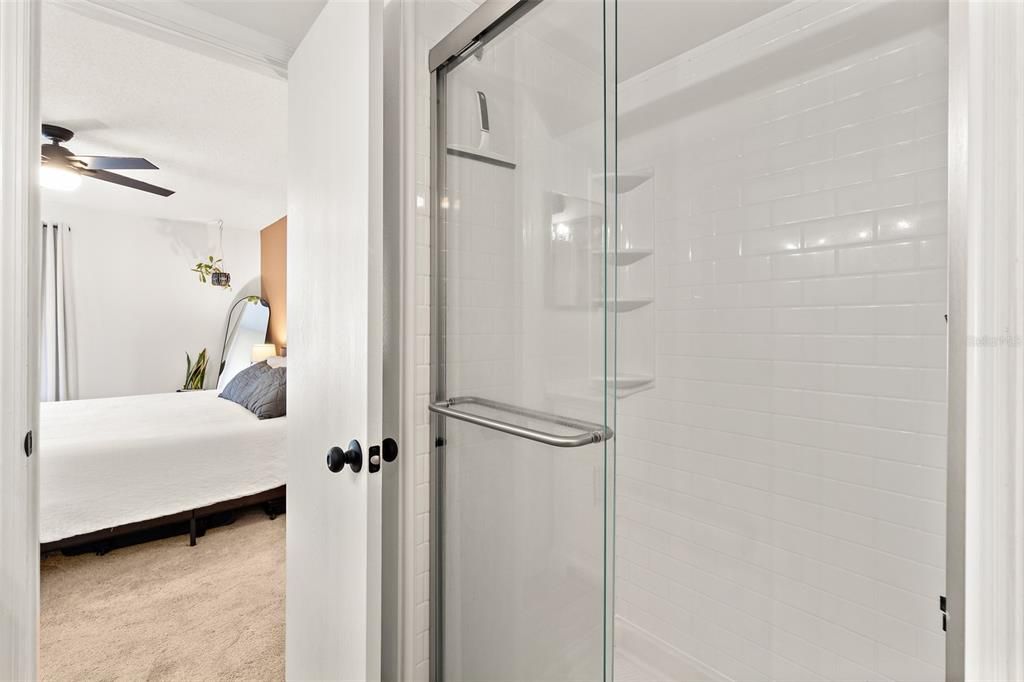 Bathroom, Bedroom, Glass Shower, Interior
