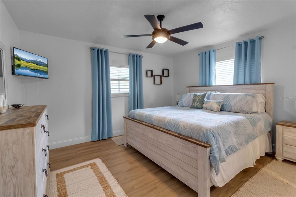 Bedroom, Interior, Wood Texture Flooring