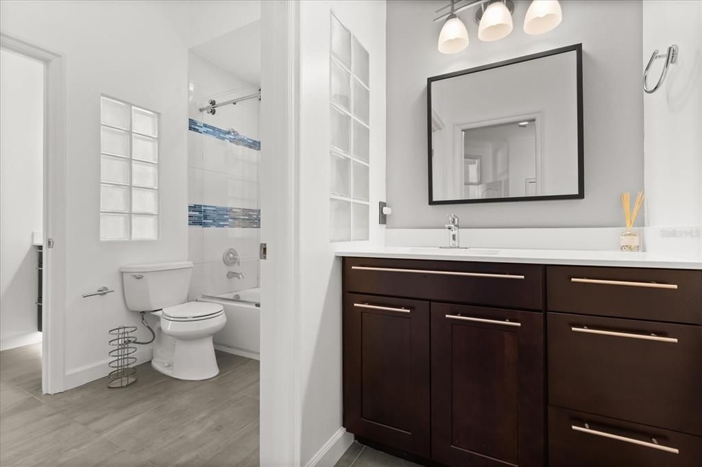 Bathroom, Interior, Wood Texture Flooring