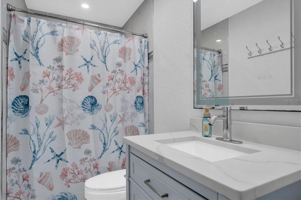 Bathroom, Interior, Recessed Lighting