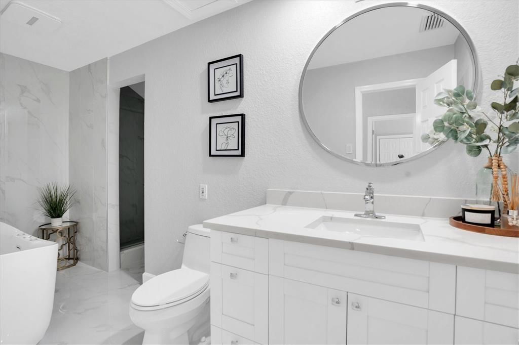 Bathroom, Interior, Marble, Marble Walls