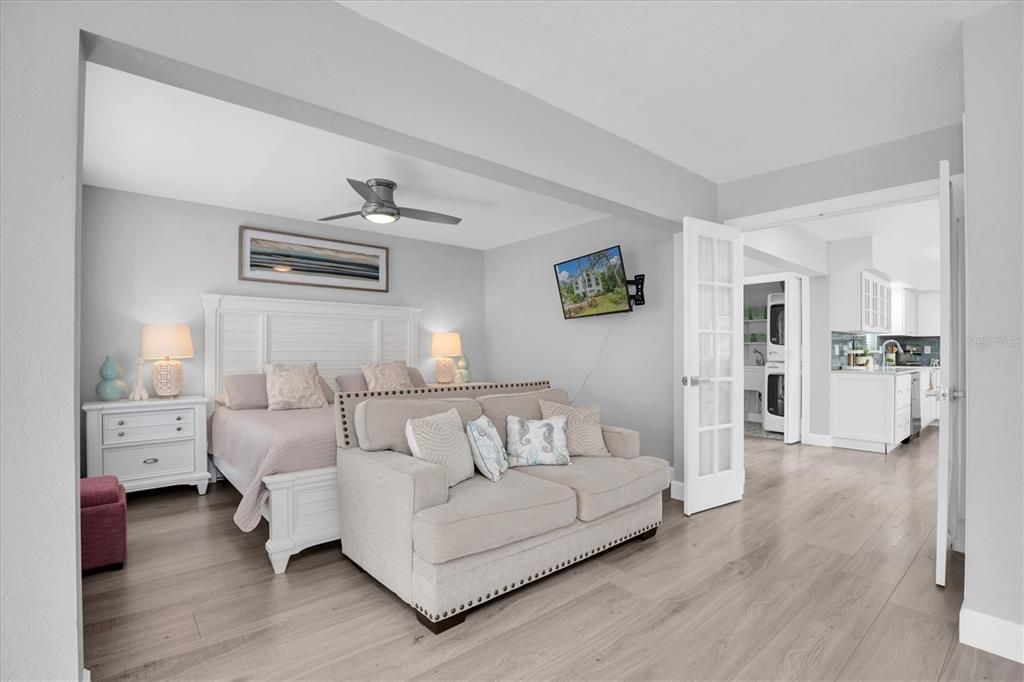Bedroom, Interior, Wood Texture Flooring