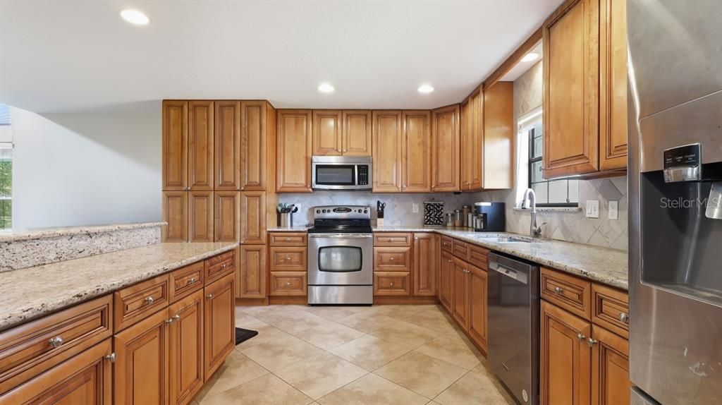 Interior, Kitchen, Recessed Lighting, Stainless Steel Appliances