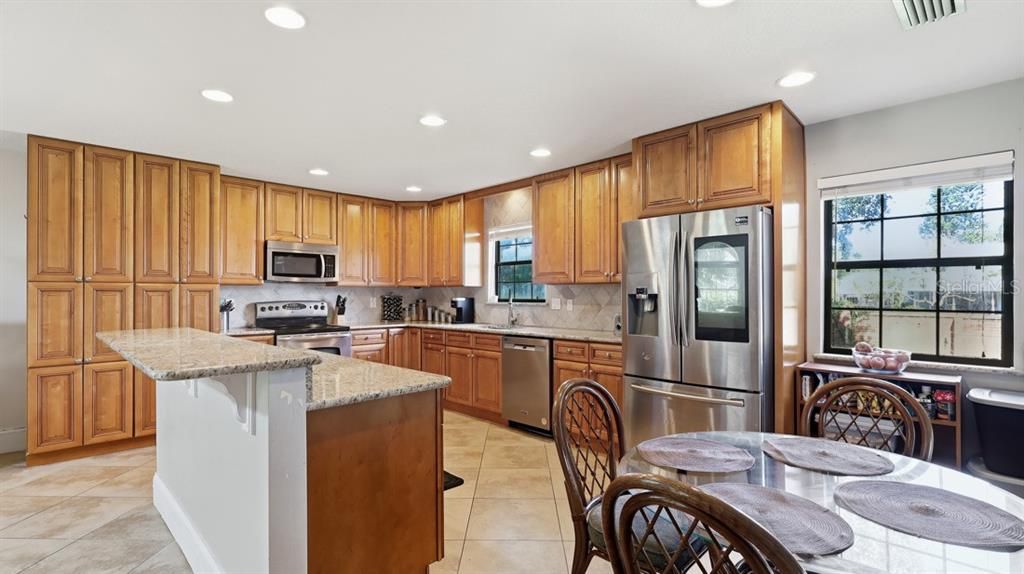 Interior, Kitchen, Recessed Lighting, Stainless Steel Appliances
