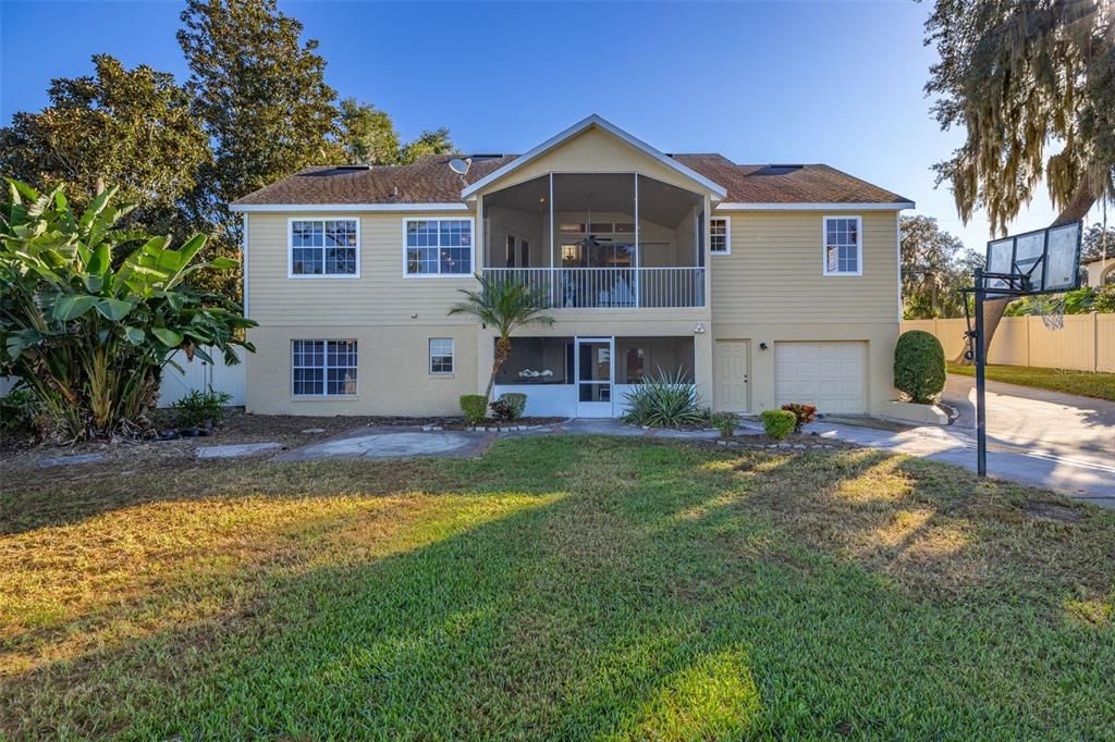 Attached, Backyard, Exterior, Facade, Raised Ranch