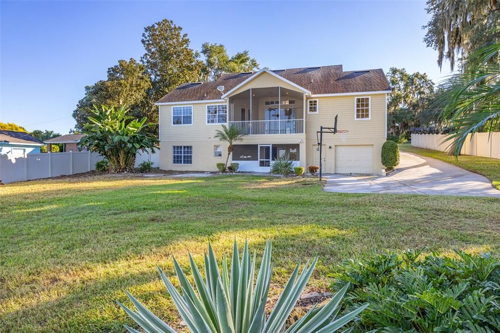 Attached, Backyard, Exterior, Facade, Farmhouse