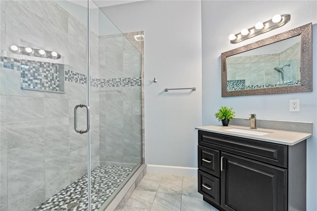 Bathroom, Glass Shower, Interior