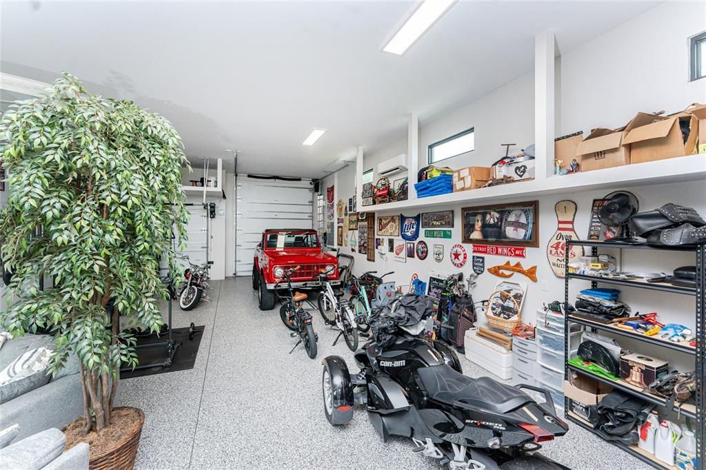Garage, Interior, Recessed Lighting