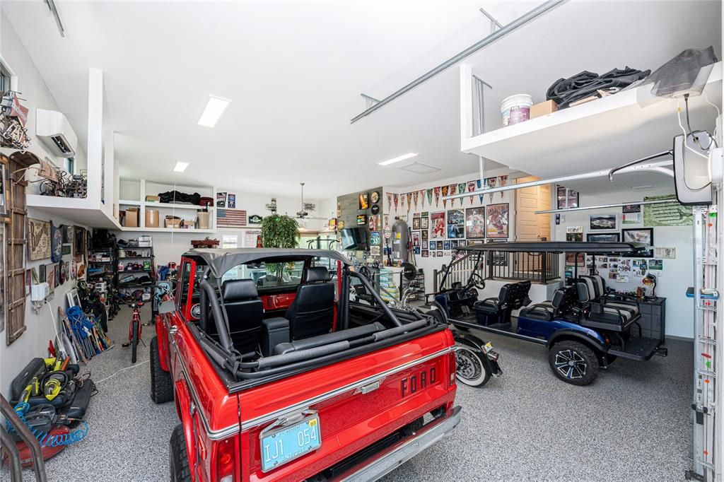 Garage, Interior, Recessed Lighting