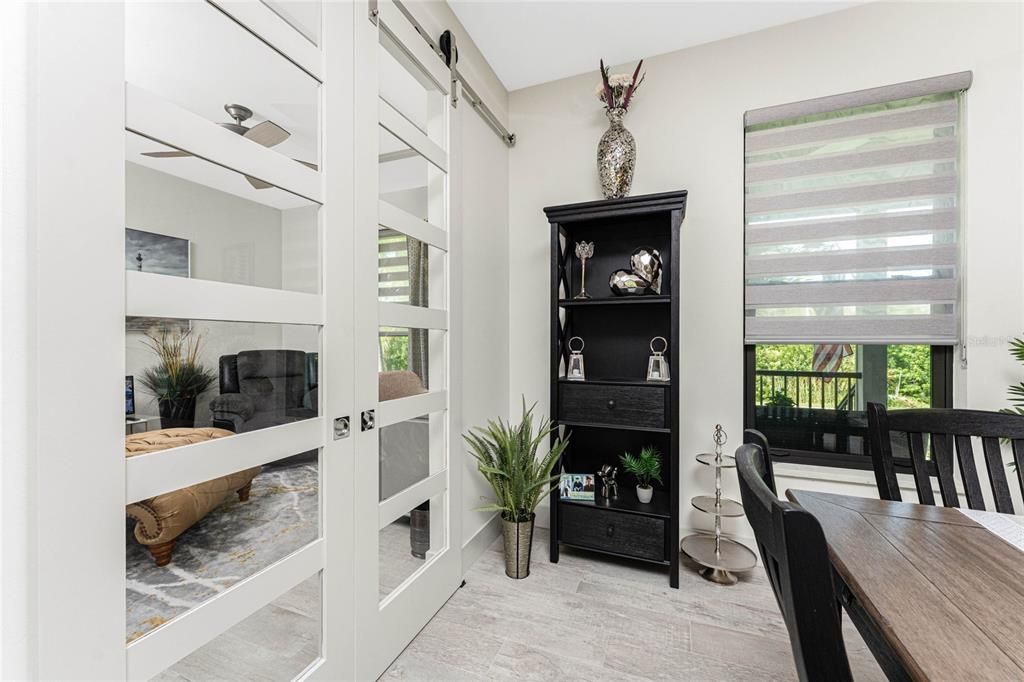 Home Office, Interior, Wood Texture Flooring
