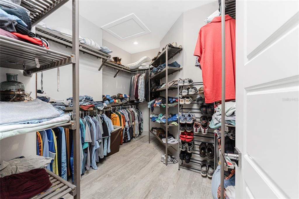 Interior, Recessed Lighting, Walk-in Closets, Wood Texture Flooring