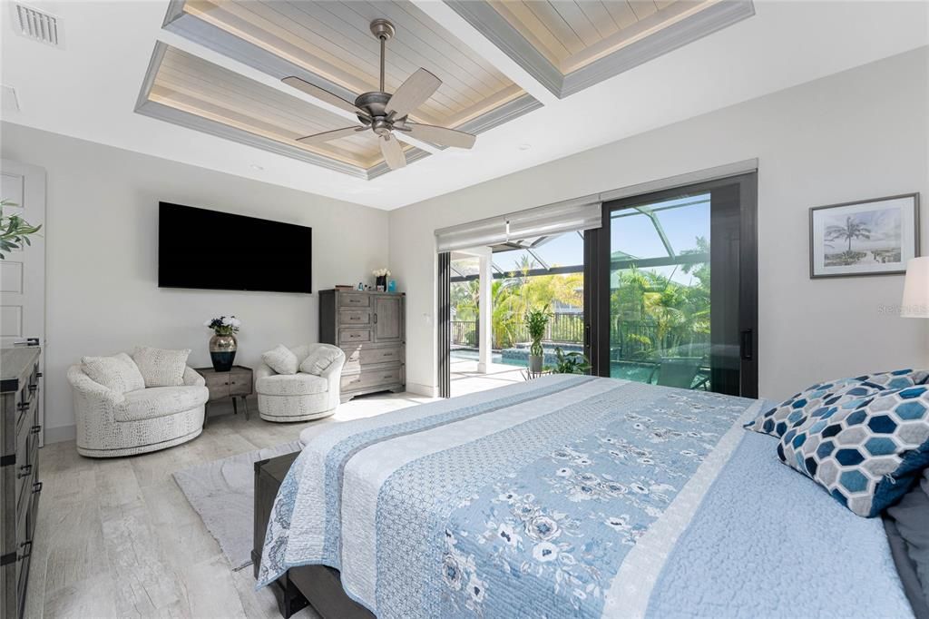 Bedroom, Interior, Wood Texture Flooring