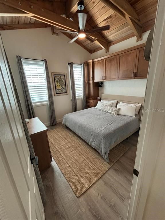 Bedroom, Interior, Wooden Beams, Wooden Ceilings, Wood Texture Flooring