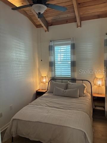 Bedroom, Interior, Wooden Beams, Wooden Ceilings, Wood Texture Flooring