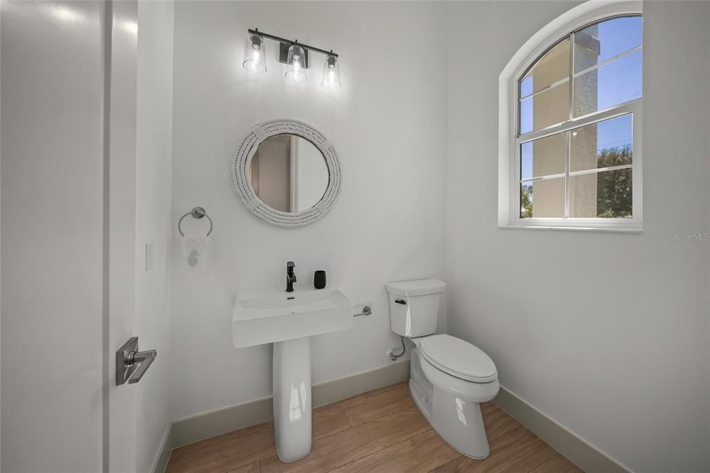 Bathroom, Interior, Wood Texture Flooring