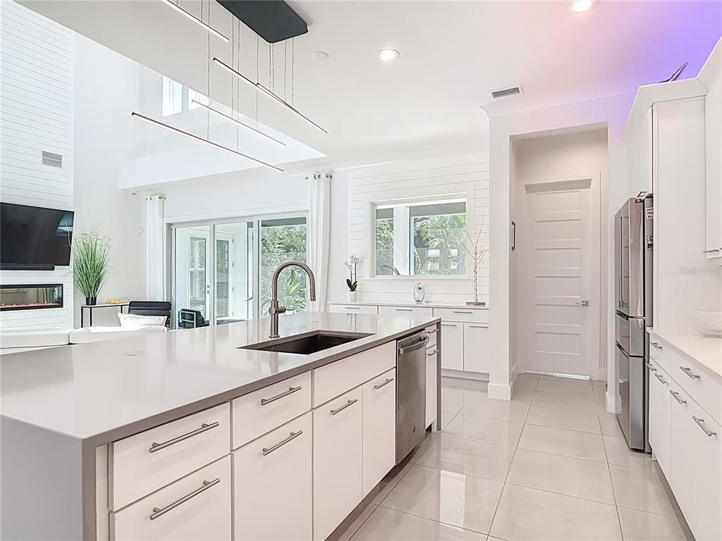 Interior, Kitchen, Pendant Lights, Recessed Lighting