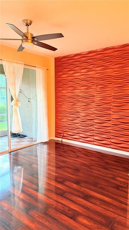 Empty room, Interior, Wood Texture Flooring