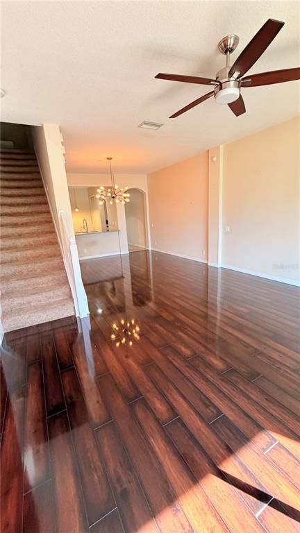 Interior, Pendant Lights, Wood Texture Flooring