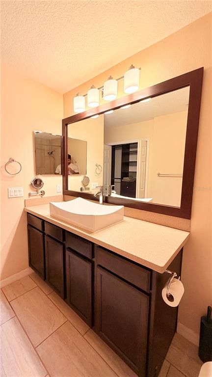 Bathroom, Dual Sink Vanities, Interior, Wood Texture Flooring