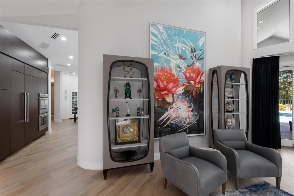 Interior, Recessed Lighting, Wood Texture Flooring