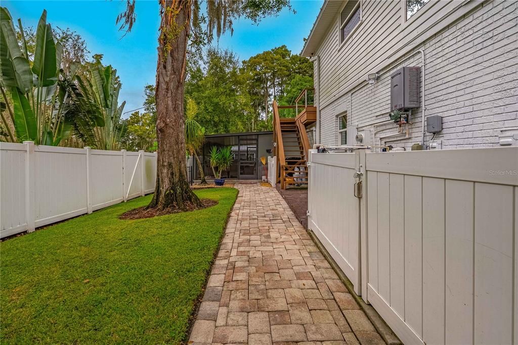 Backyard, Exterior
