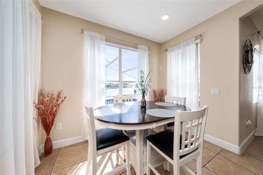 Dining room, Interior, Recessed Lighting