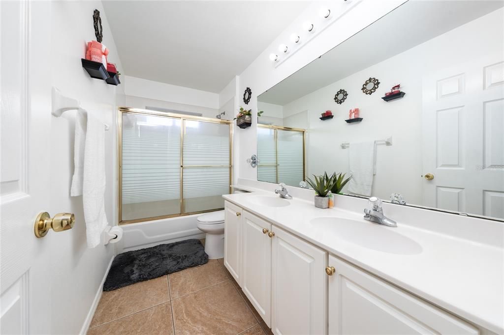 Bathroom, Dual Sink Vanities, Glass Shower, Interior