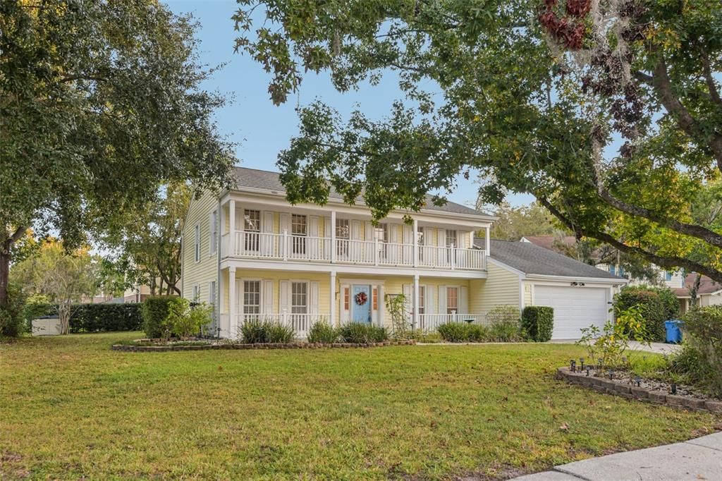 Attached, Backyard, Exterior, Facade, Georgian