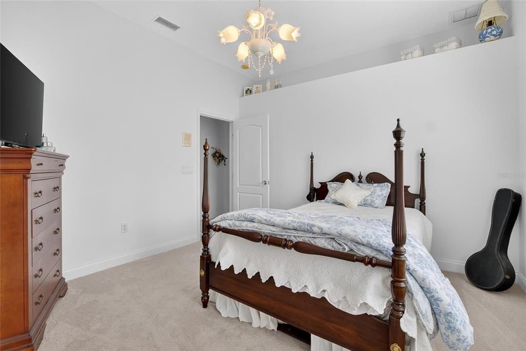 Bedroom, Chandelier, Interior
