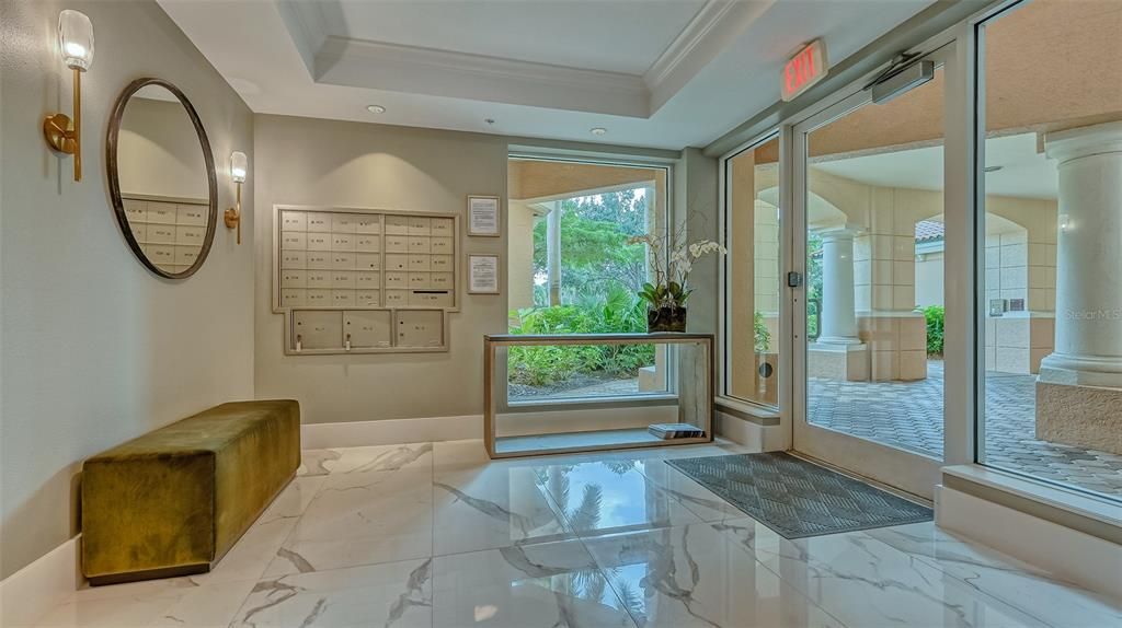 Interior, Marble, Recessed Lighting