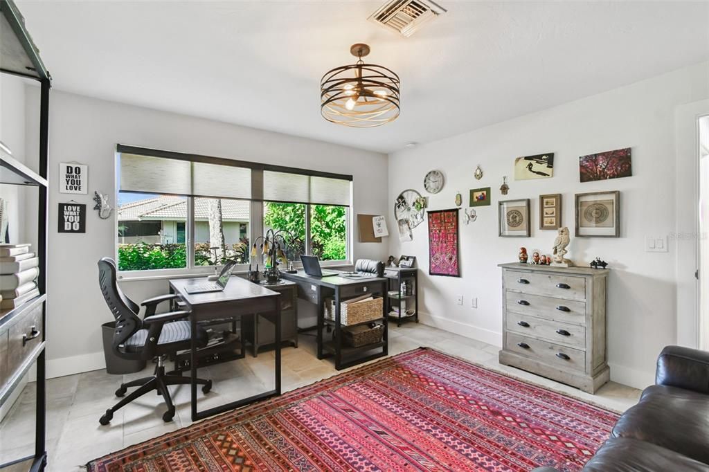 Home Office, Interior, Pendant Lights