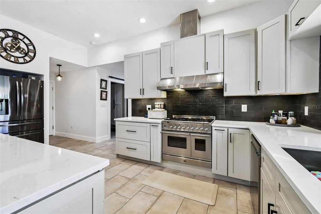 Interior, Kitchen, Recessed Lighting, Stainless Steel Appliances