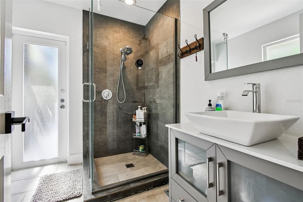 Bathroom, Glass Shower, Interior