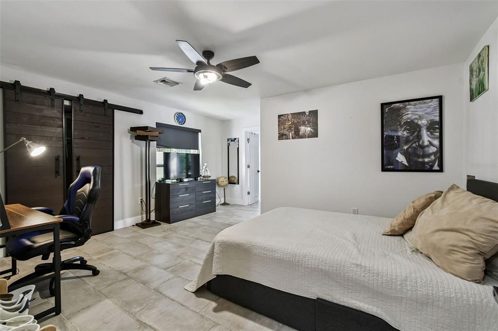 Bedroom, Home Office, Interior, Wooden Walls