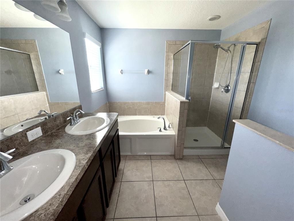 Bathroom, Dual Sink Vanities, Glass Shower, Interior
