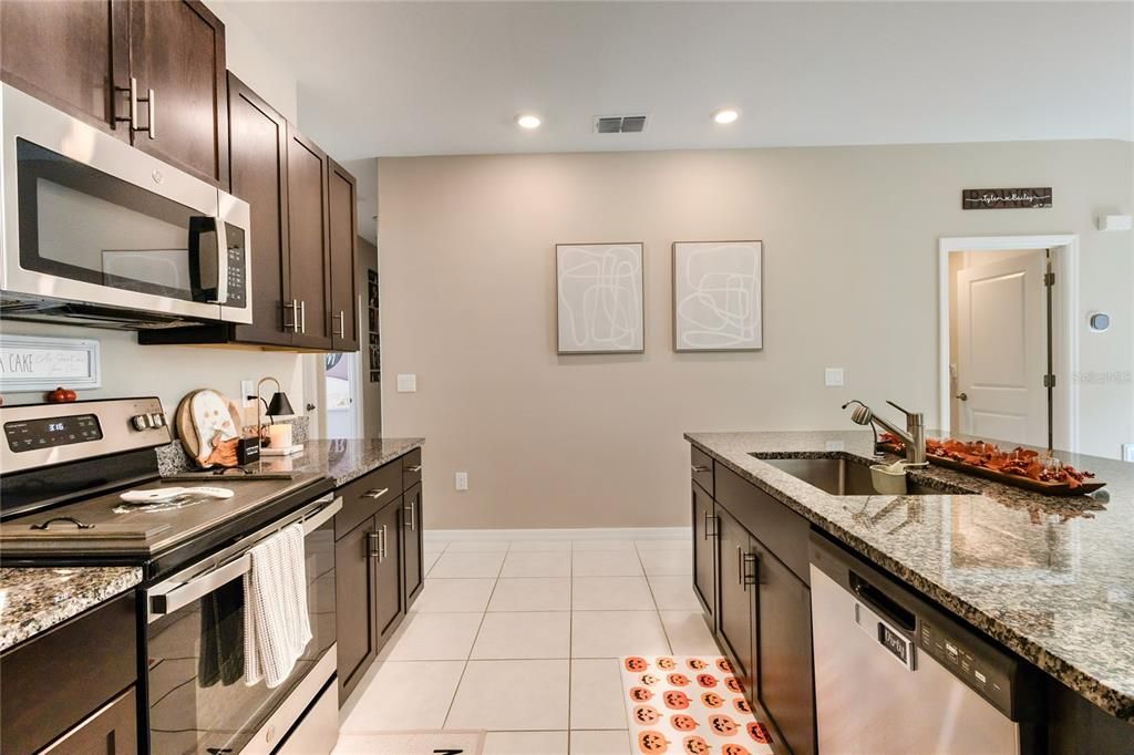Interior, Kitchen, Recessed Lighting, Stainless Steel Appliances