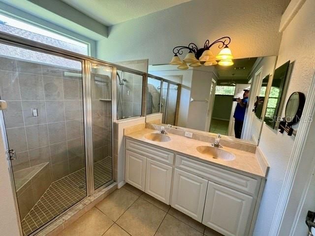 Bathroom, Dual Sink Vanities, Glass Shower, Interior