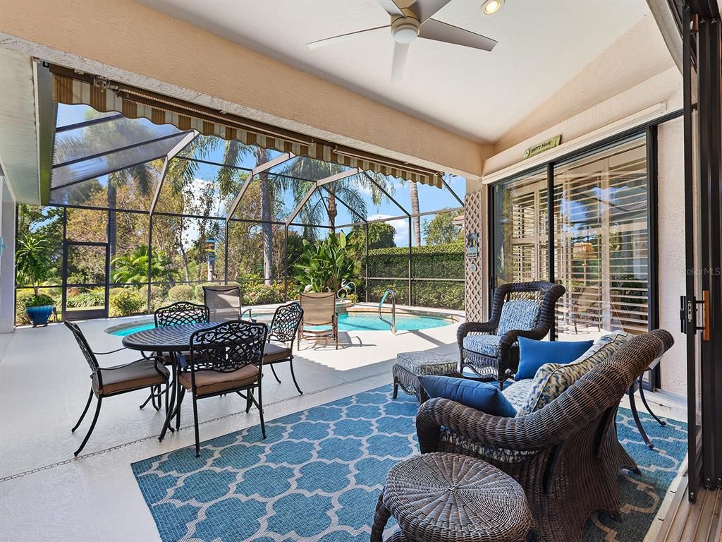 Dining room, Glass Ceilings, Interior, Pool, Recessed Lighting, Sun Room